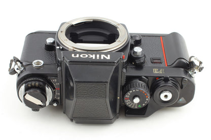*Opt MINT* Nikon F3 Eye Level SLR 35mm Film Camera Ai 28mm F3.5 Lens From JAPAN