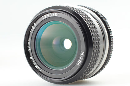 *Opt MINT* Nikon F3 Eye Level SLR 35mm Film Camera Ai 28mm F3.5 Lens From JAPAN