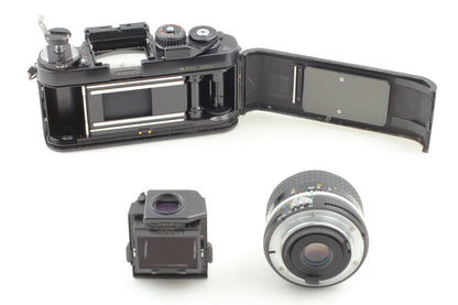 *Opt MINT* Nikon F3 Eye Level SLR 35mm Film Camera Ai 28mm F3.5 Lens From JAPAN