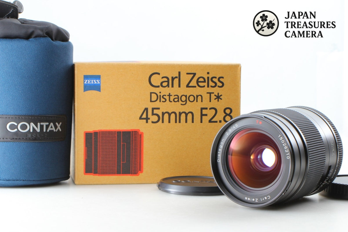 *Unused in Box w/ Case* Carl Zeiss Distagon T* 45mm F2.8 Lens Contax 645 JAPAN