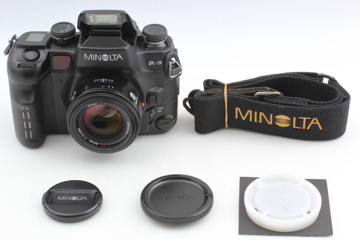 *Top MINT* Minolta α9 a9 Maxxum Dynax Alpha Camera AF 50mm F1.4 Lens From JAPAN