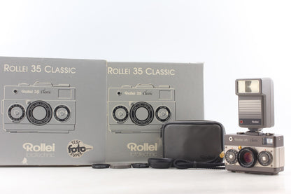 Full Set **Almost Unused in Box** Rollei 35 Classic 35mm Film Camera From JAPAN