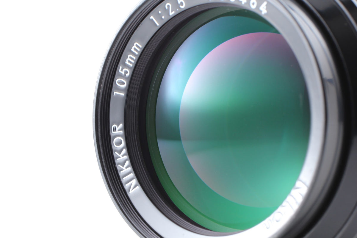 *Exc+5* Nikon Ai Nikkor 105mm F2.5 Telephoto MF Prime Lens F Mount From JAPAN