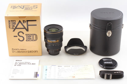 *Unused in Box /Case* Nikon AF-S ED Zoom Nikkor 17-35mm F2.8D IF Lens From JAPAN