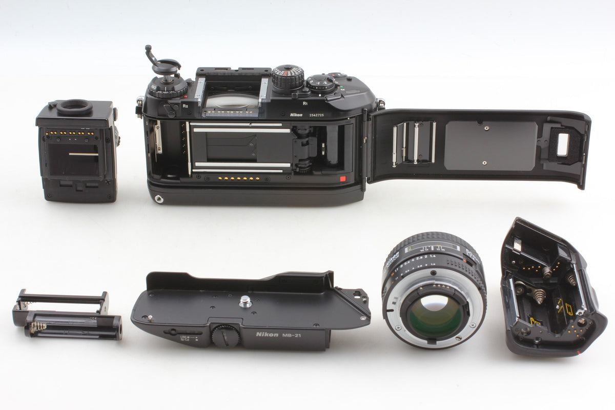 *N MINT+++ w/ Strap* Nikon F4S SLR 35mm Film Camera AF 50mm F1.4 Lens From JAPAN