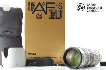 Rare Gray *MINT in Box /Hood* Nikon AF-S Nikkor 70-200mm F2.8 G ED VR Lens JAPAN