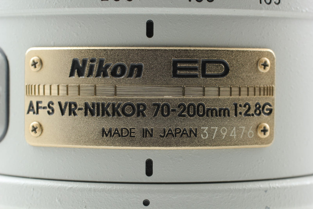 Rare Gray *MINT in Box /Hood* Nikon AF-S Nikkor 70-200mm F2.8 G ED VR Lens JAPAN
