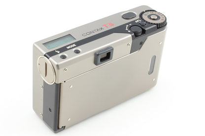 Double Teeth *MINT* CONTAX T3 Titan Silver Point & Shoot Film Camera From JAPAN