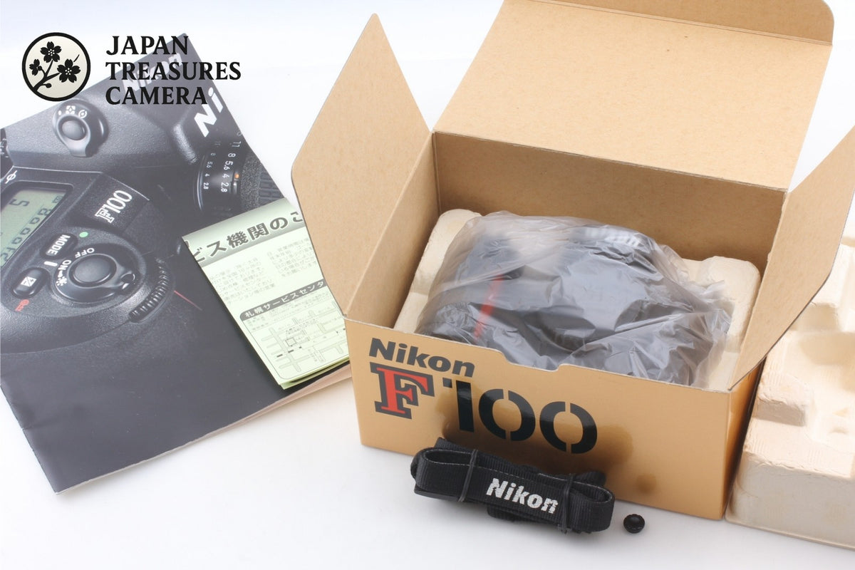 S/N 228xxxx *Top MINT in Box w/Strap* Nikon F100 SLR 35mm Film Camera From JAPAN