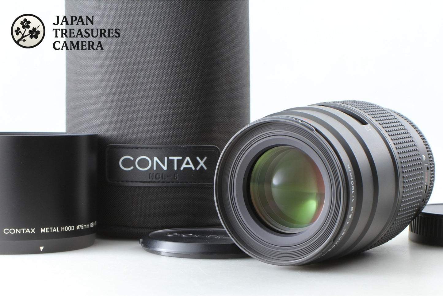*Top MINT w/ Hood* Contax Carl Zeiss Macro Sonnar 100mm f/2.8 N Mount Lens JAPAN