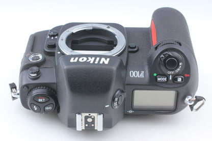 S/N 228xxxx *Top MINT in Box w/Strap* Nikon F100 SLR 35mm Film Camera From JAPAN