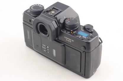 *MINT+++* Contax ST SLR 35mm Film Camera Body D-7 Data Back C/Y Mount From JAPAN