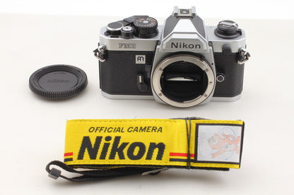 Rare ANAM *MINT w/ Strap* Nikon New FM2 FM2N Silver 35mm Film Camera From JAPAN