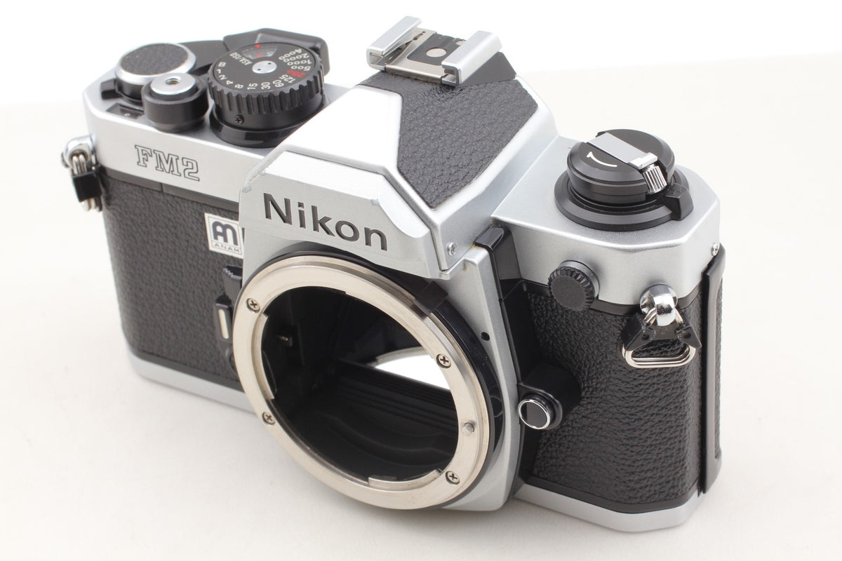 Rare ANAM *MINT w/ Strap* Nikon New FM2 FM2N Silver 35mm Film Camera From JAPAN