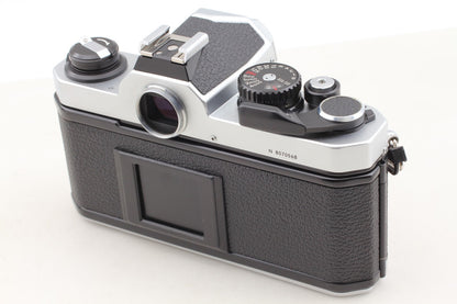 Rare ANAM *MINT w/ Strap* Nikon New FM2 FM2N Silver 35mm Film Camera From JAPAN