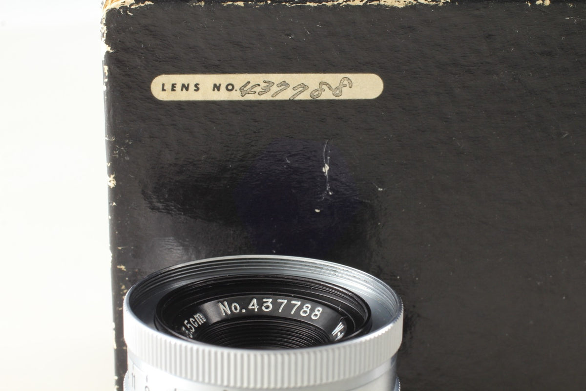 Rare in Box *Top MINT* Nikon W-Nikkor C 3.5cm 35mm f/3.5 MF Lens L39 From JAPAN
