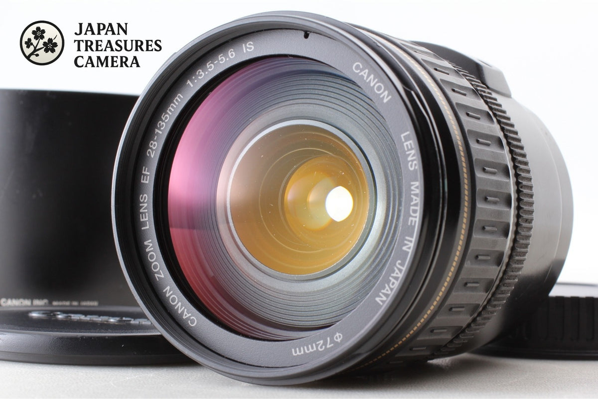 *Near MINT w/ Hood* Canon EF 28-135mm f/3.5-5.6 IS USM AF Zoom Lens From JAPAN