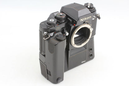 *N MINT w/MD-4* Nikon F3 Eye Level 35mm Film Camera Ai 28mm F3.5 Lens From JAPAN
