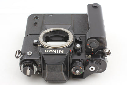 *N MINT w/MD-4* Nikon F3 Eye Level 35mm Film Camera Ai 28mm F3.5 Lens From JAPAN