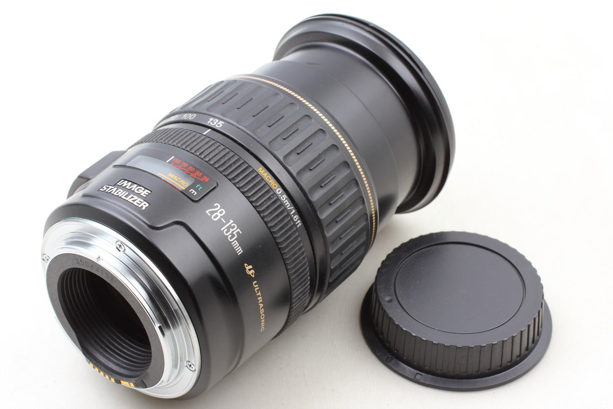 *Near MINT w/ Hood* Canon EF 28-135mm f/3.5-5.6 IS USM AF Zoom Lens From JAPAN