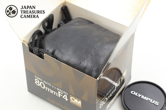 *Almost Unused in Box* Olympus OM Zuiko 80mm f/4 1:1 Macro MF Lens From JAPAN