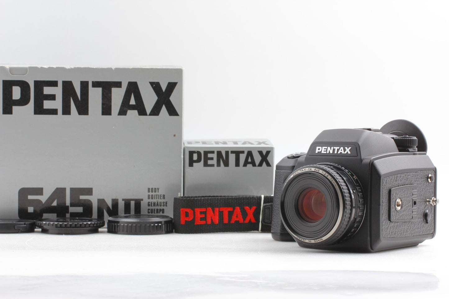 OH Serviced *Top MINT / Box* PENTAX 645 NII SMC FA 75mm F2.8 Lens 120 Back JAPAN
