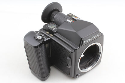 *N MINT+++* PENTAX 645 Camera SMC A 45mm F2.8 Lens 120 220 Film Back From JAPAN