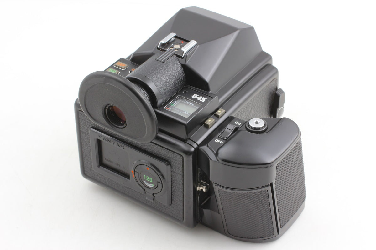 *N MINT+++* PENTAX 645 Camera SMC A 45mm F2.8 Lens 120 220 Film Back From JAPAN
