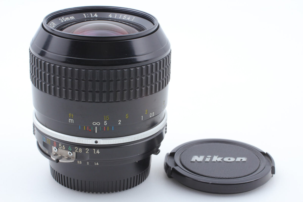*MINT+++* Nikon Ai Nikkor 35mm F1.4 MF Wide Angle Prime Lens F Mount From JAPAN