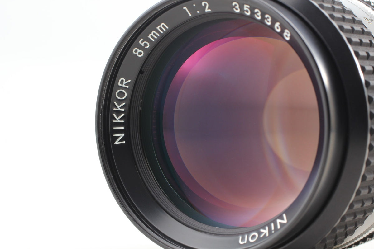 Final Late 353xxx *Top MINT /Hood * Nikon Ai-s Nikkor 85mm F2 MF Lens From JAPAN