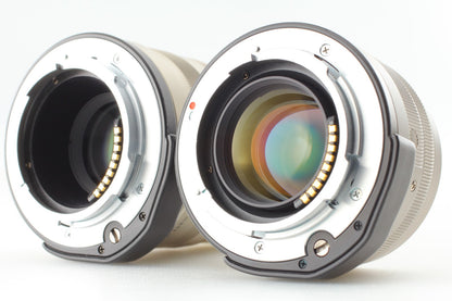 2Lens Green Label *MINT* Contax G1 Planar 45mm F2 + Sonnar 90mm F2.8 From JAPAN
