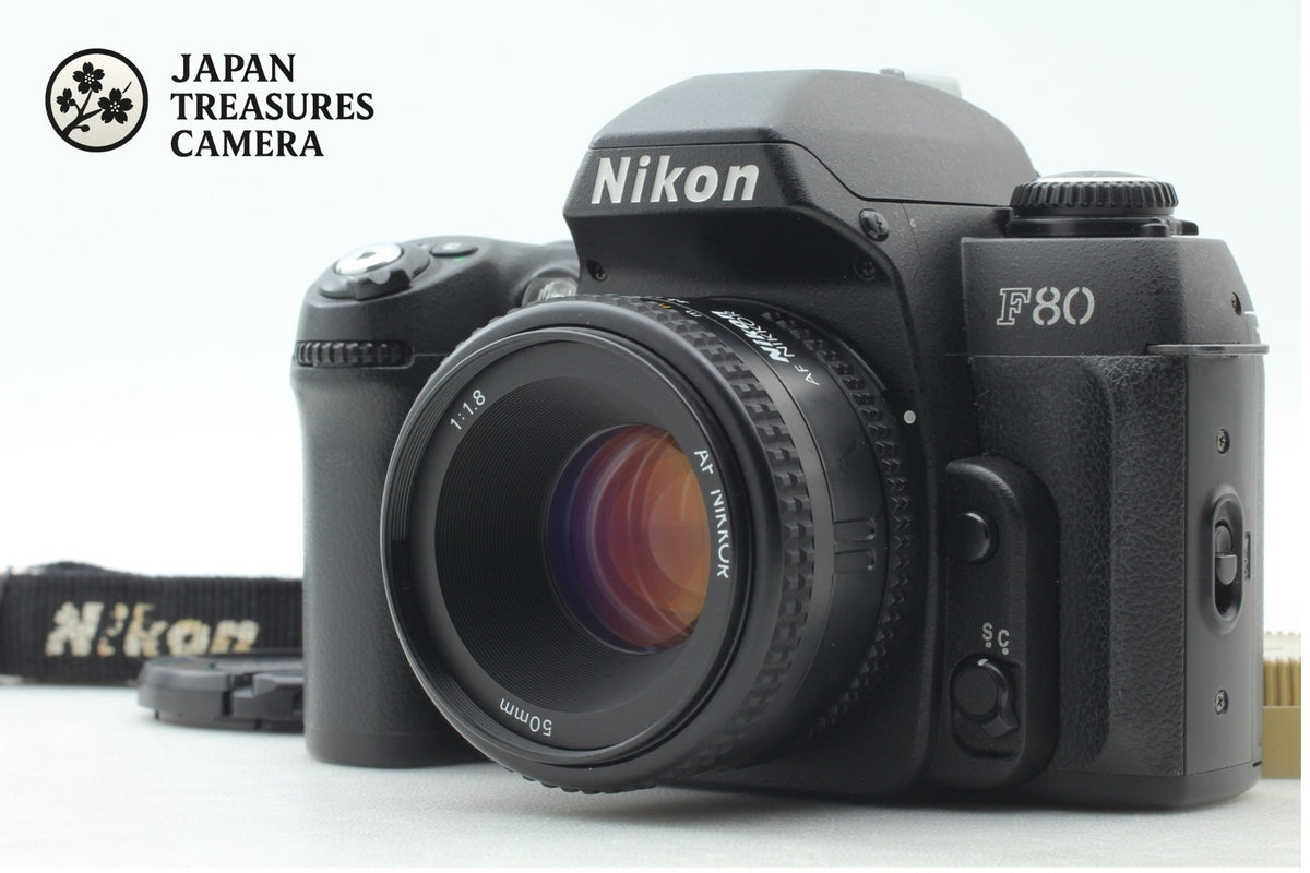 *Top MINT+++ w/ Strap* Nikon F80 D 35mm Film Camera AF 50mm F1.8 Lens From JAPAN