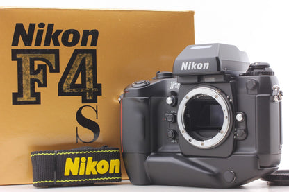 S/N 255xxxx *Almost Unused in Box* Nikon F4S 35mm Film Camera MB-21 From JAPAN