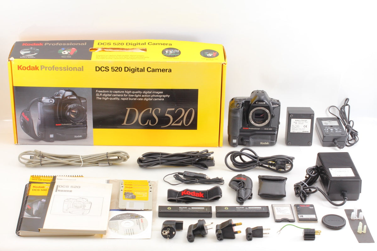 Dead Stock *Top MINT in Box* Kodak DCS 520 DSLR Camera Canon Eos 1n From JAPAN