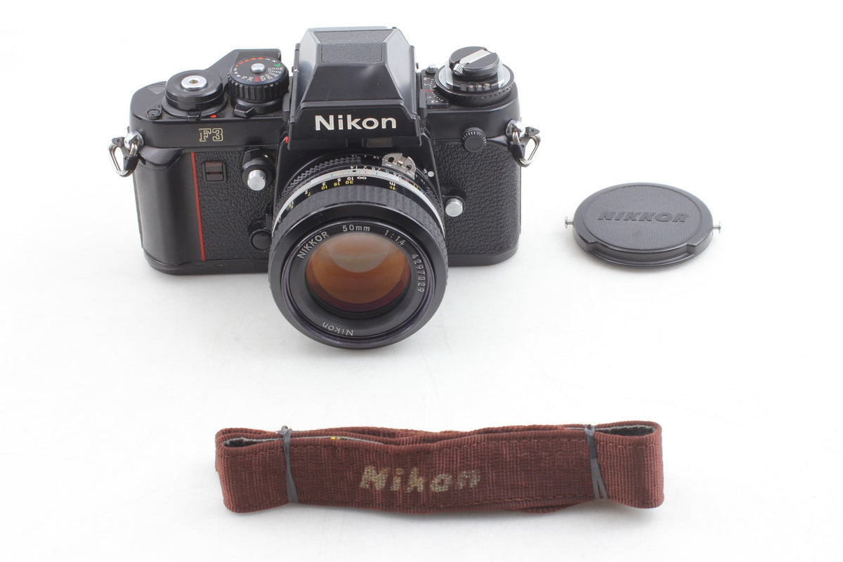 *Opt MINT* Nikon F3 Eye Level SLR 35mm Film Camera Ai 50mm F1.4 Lens From JAPAN