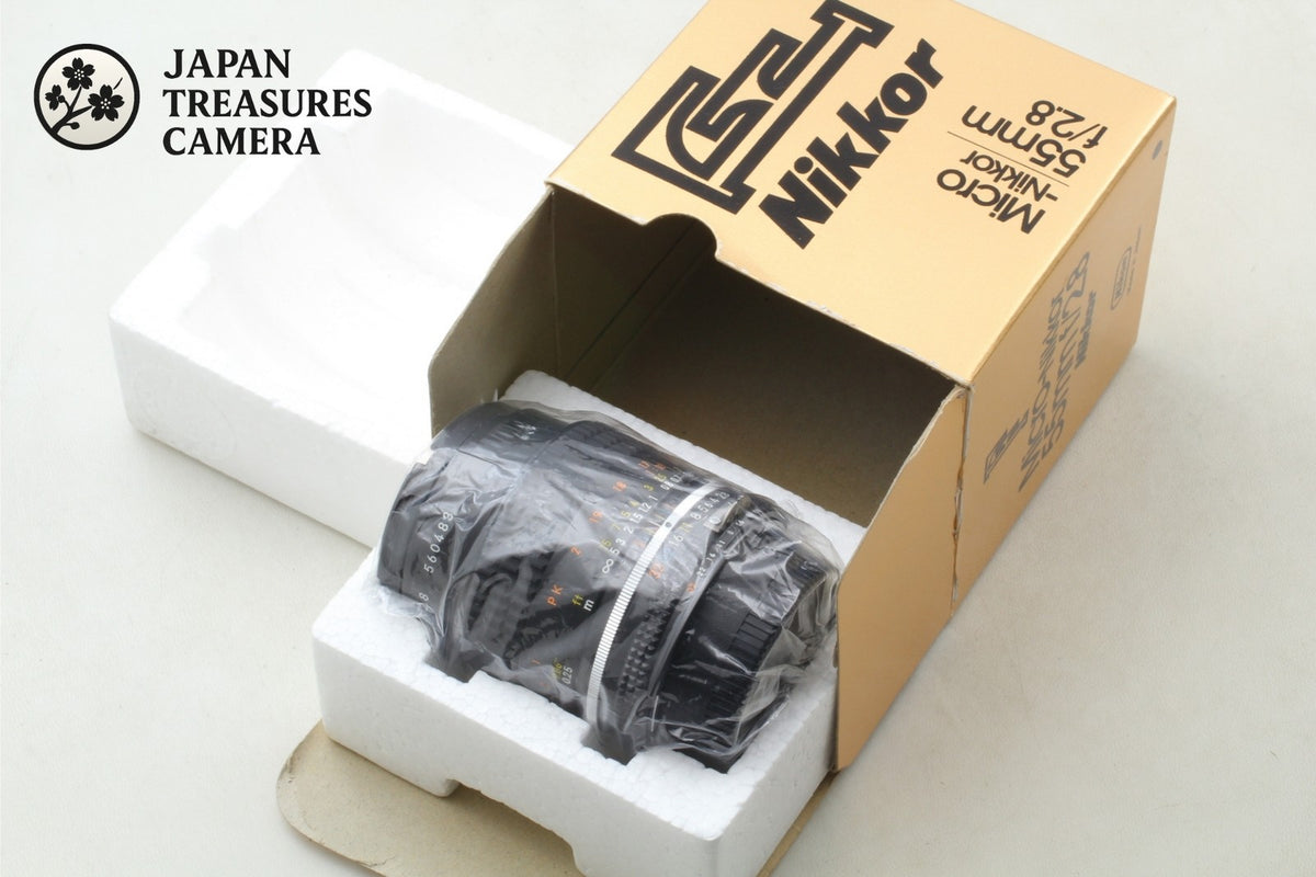 Almost Unused in Box* Nikon Ai-s Micro Nikkor 55mm F2.8 MF Macro Lens From JAPAN