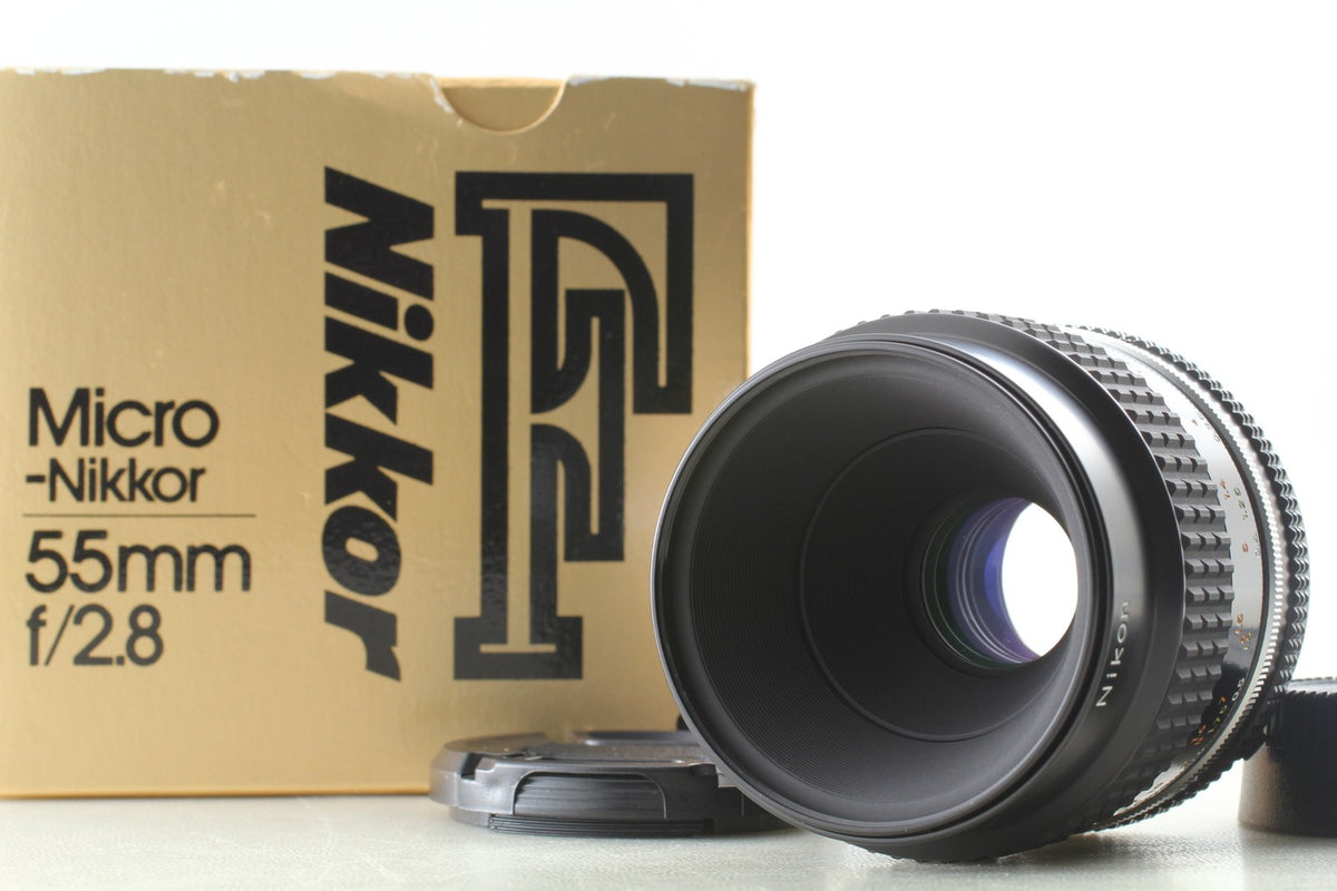 Almost Unused in Box* Nikon Ai-s Micro Nikkor 55mm F2.8 MF Macro Lens From JAPAN