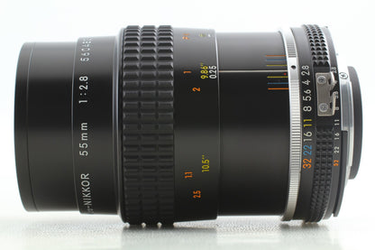 Almost Unused in Box* Nikon Ai-s Micro Nikkor 55mm F2.8 MF Macro Lens From JAPAN