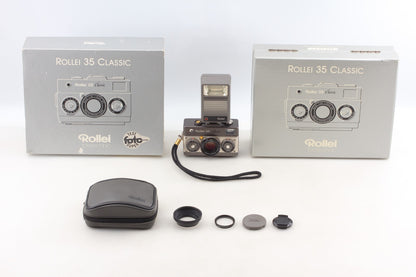 Full Set **Almost Unused in Box** Rollei 35 Classic 35mm Film Camera From JAPAN