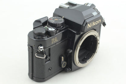 *N MINT /Strap* Nikon FA Black SLR 35mm Film Camera Ai 28mm f3.5 Lens From JAPAN