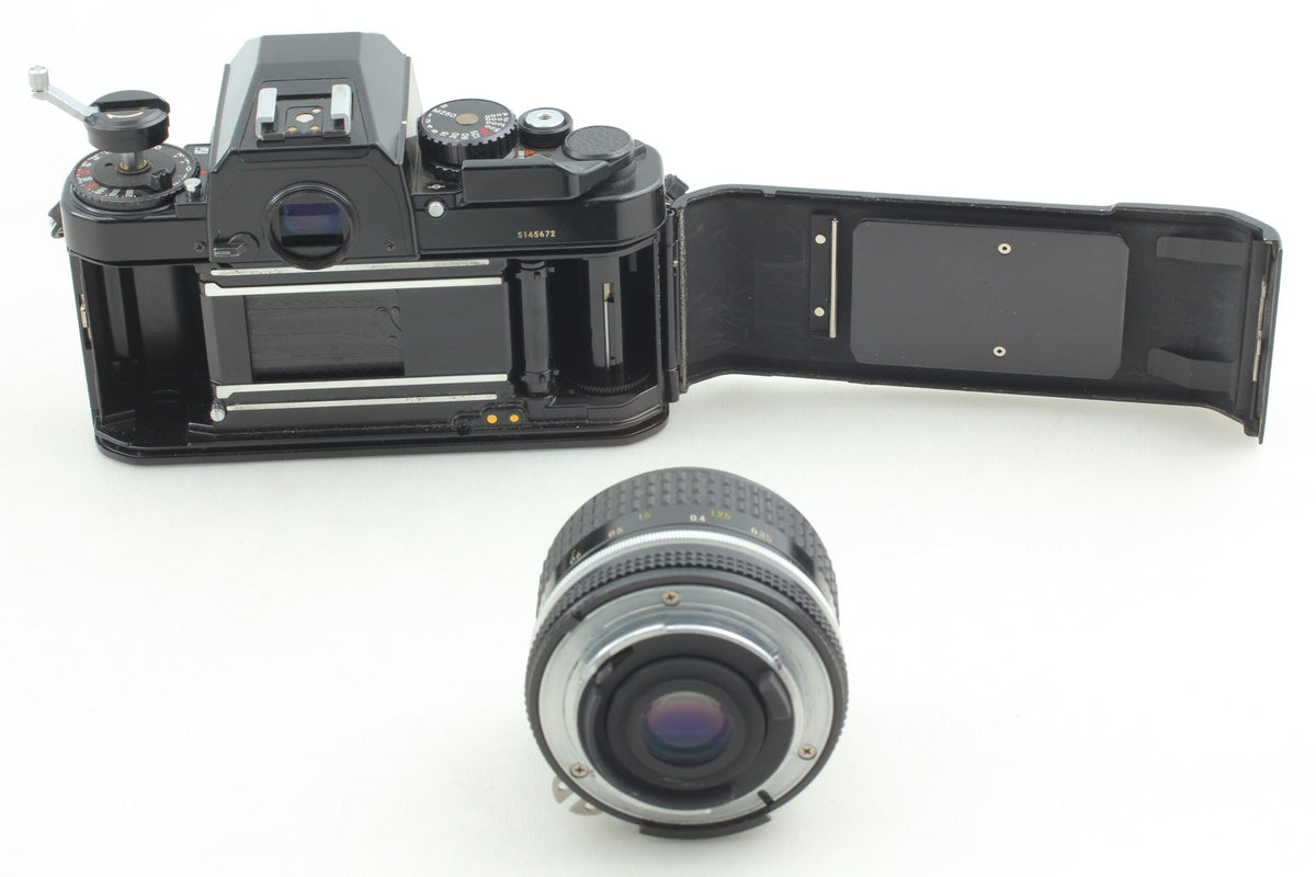*N MINT /Strap* Nikon FA Black SLR 35mm Film Camera Ai 28mm f3.5 Lens From JAPAN
