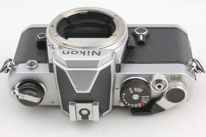 *Near MINT+++* Nikon FM Silver SLR 35mm Film Camera Ai 28mm F3.5 Lens From JAPAN