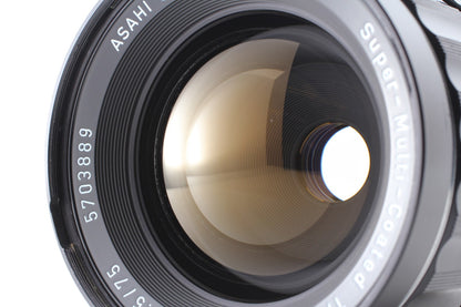 *N MINT+++* Pentax SMC Takumar 75mm F4.5 Medium Format Lens 6x7 67 II From JAPAN