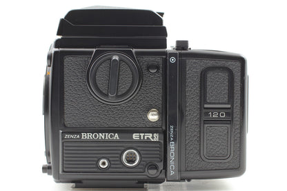 *Top MINT* Zenza Bronica ETR Si Waist Level Fider EII 75mm F2.8 Lens From JAPAN