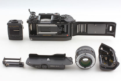 *N MINT+++ w/ Strap* Nikon F4S SLR 35mm Film Camera AF 50mm F1.4 Lens From JAPAN