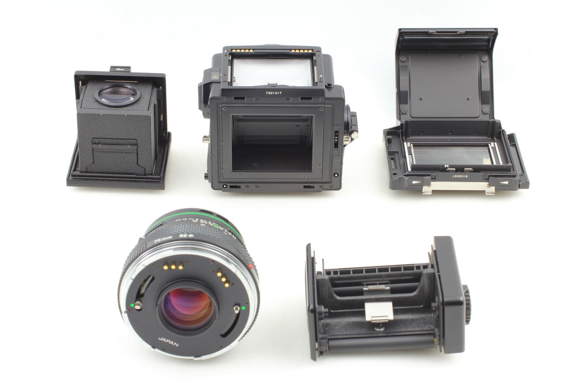 *Top MINT* Zenza Bronica ETR Si Waist Level Fider EII 75mm F2.8 Lens From JAPAN