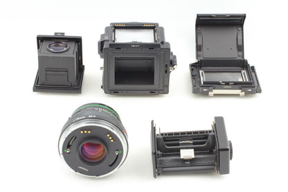 *Top MINT* Zenza Bronica ETR Si Waist Level Fider EII 75mm F2.8 Lens From JAPAN