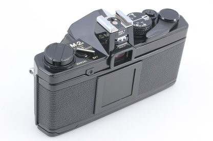 *N MINT w/ Recordata Back 2* Olympus OM-2 Black SLR 35mm Film Camera From JAPAN