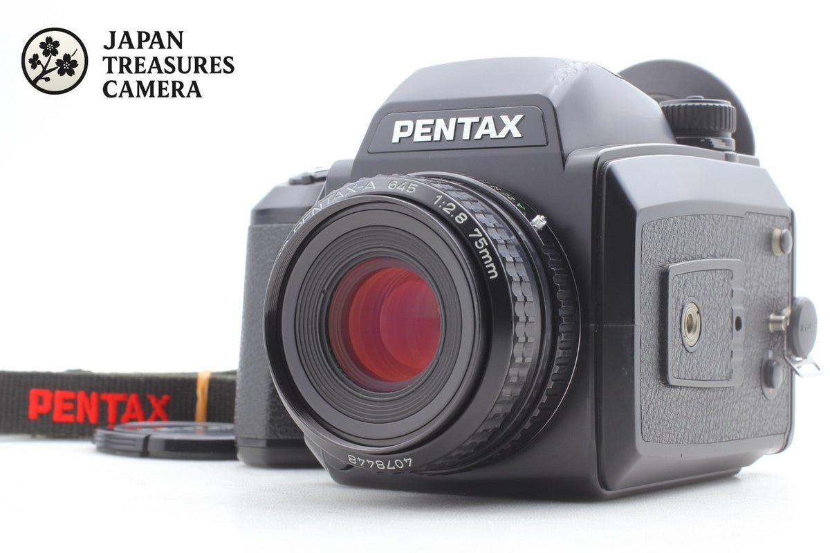 *Near MINT+++* Pentax 645N Camera SMC A 75mm F2.8 Lens 120 Film Back From JAPAN