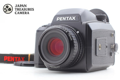*Near MINT+++* Pentax 645N Camera SMC A 75mm F2.8 Lens 120 Film Back From JAPAN